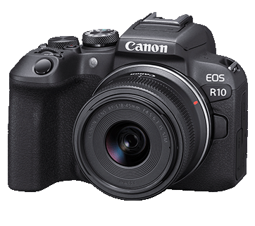 Canon EOS R10 Mirrorless Camera with RF-S 18-45mm f/4.5-6.3 IS STM Lens | Camera Ark