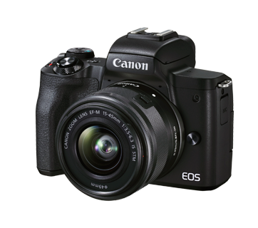 Canon EOS M50 Mark II with EF-M 15-45mm f/3.5-6.3 IS STM Lens | Camera Ark