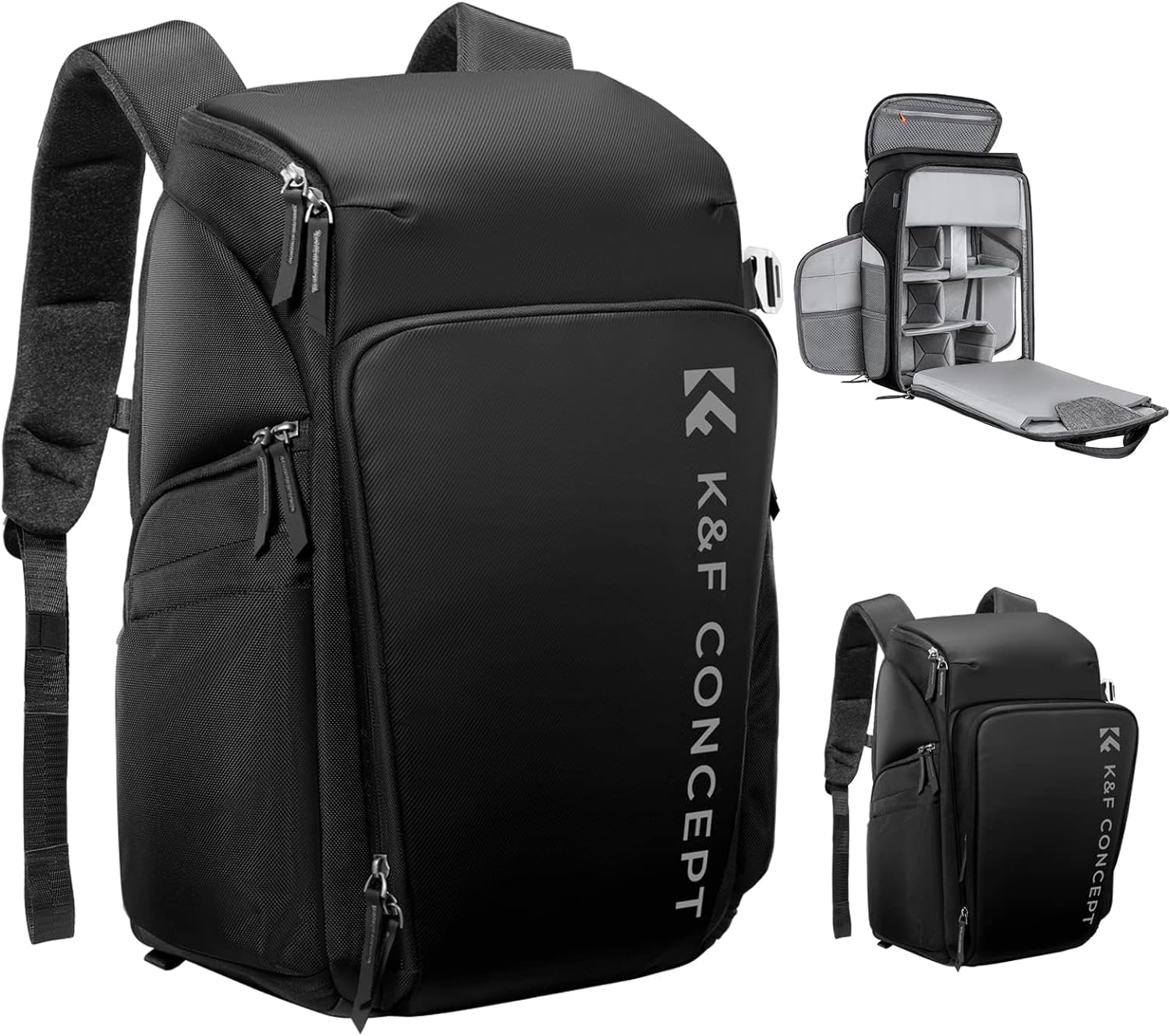K&F Concept Camera Backpack 25L Nature Wander 01 (Black)