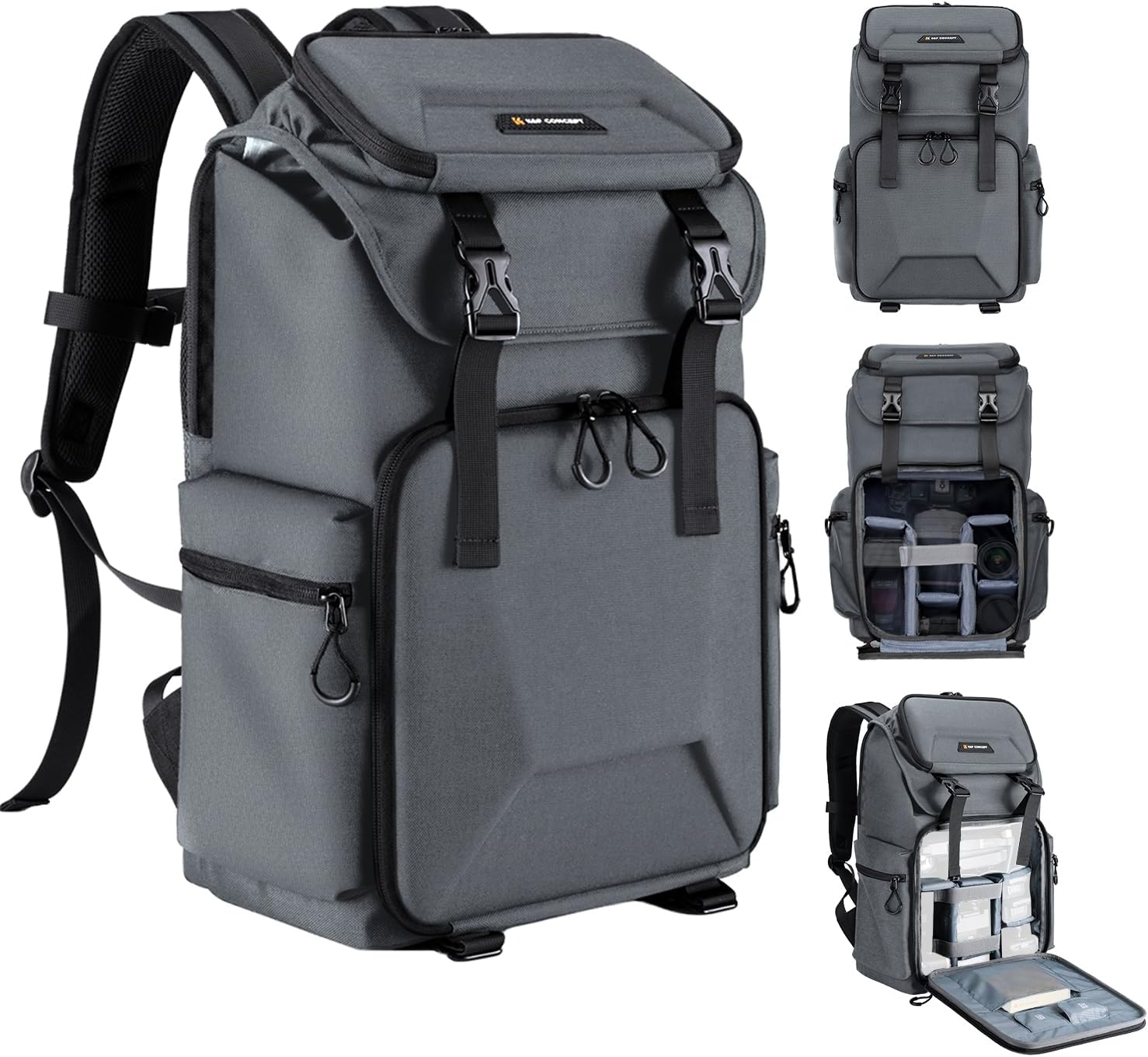 K&F Concept Nature Wander 03 25L Camera Backpack Grey | Camera Ark