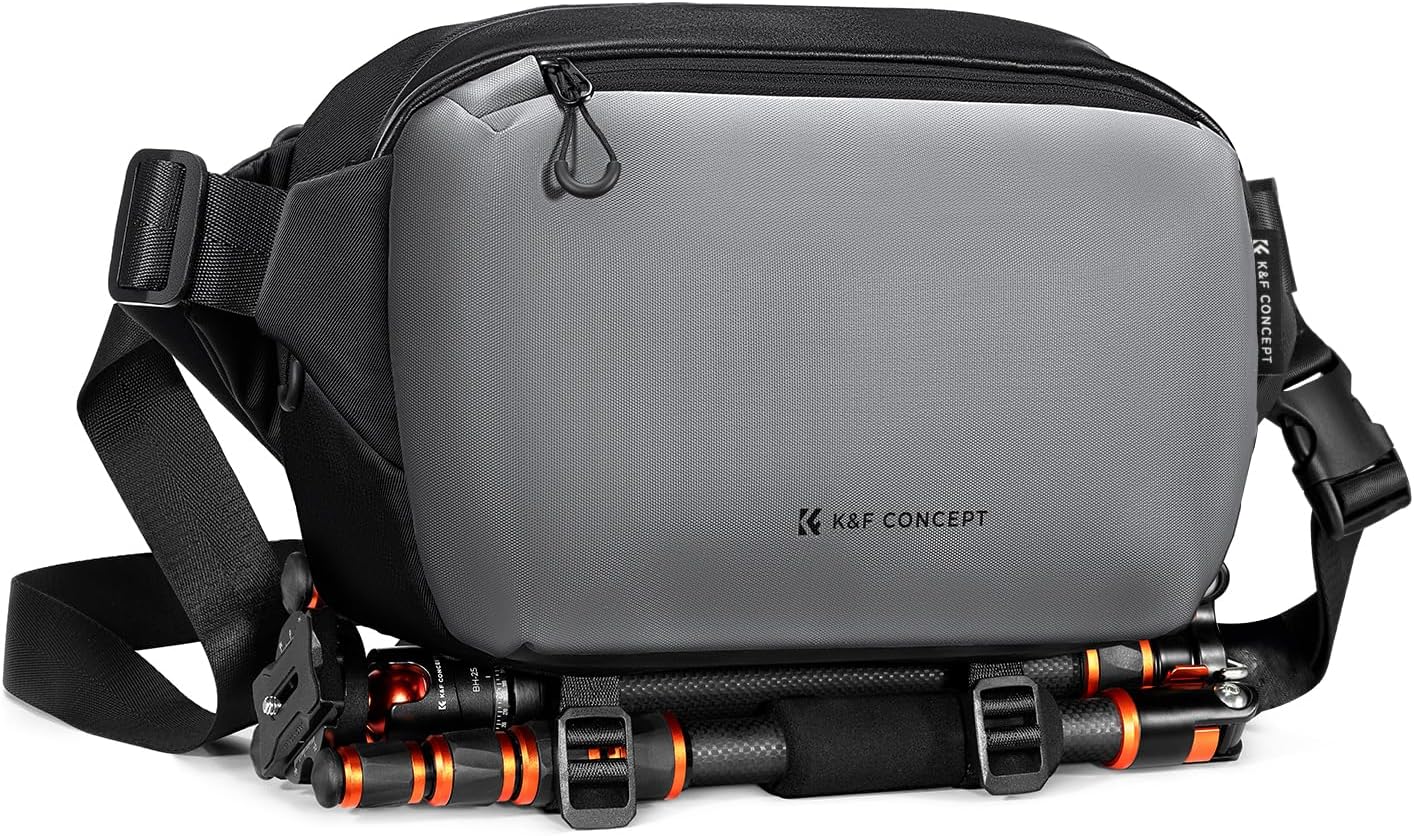K&F Concept Camera Sling Bag 10L Urban Wander 01 Grey | Camera Ark
