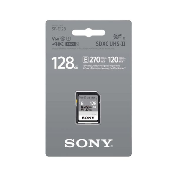 Sony 128GB SF-E UHS-II SDXC Memory Card | 4K UHD High-Speed | Camera Ark