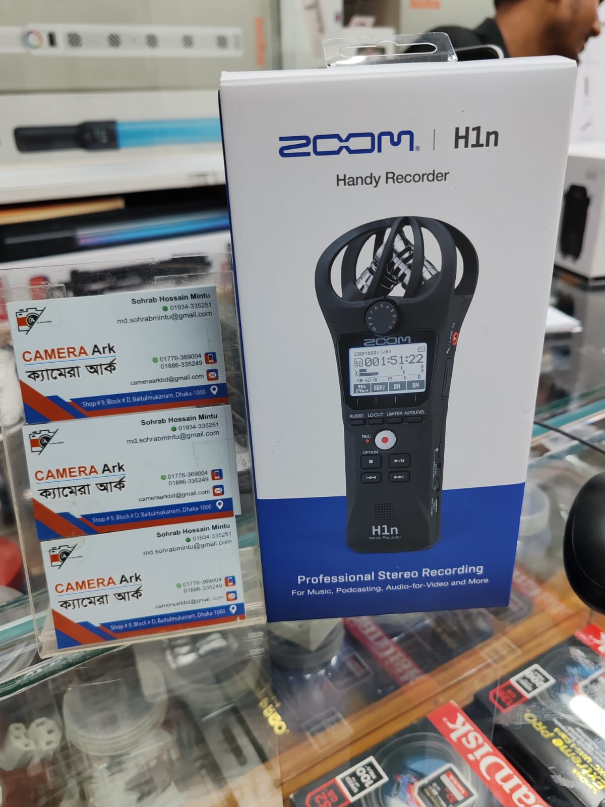 Zoom H1n Handy Recorder Price in Bangladesh | Camera Ark