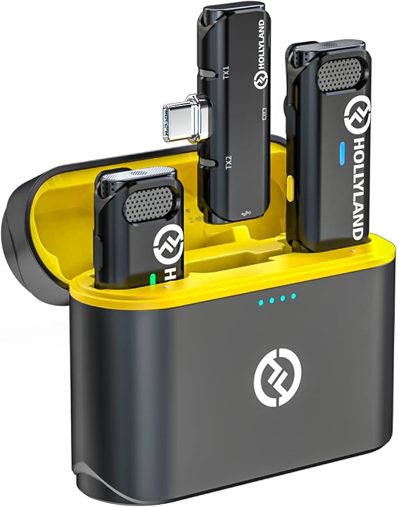 Hollyland LARK C1 Combo Wireless Microphone for Smartphones | Camera Ark