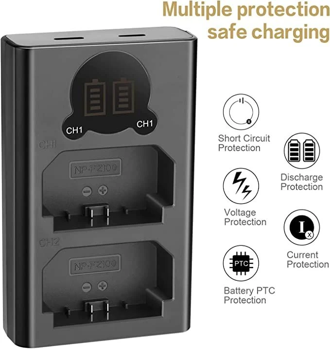 Captor FZ100 Battery Charger | Price in Bangladesh | Camera Ark
