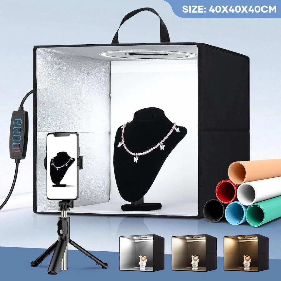 Photo Box 40cm × 40cm LED Light Box | Camera Ark