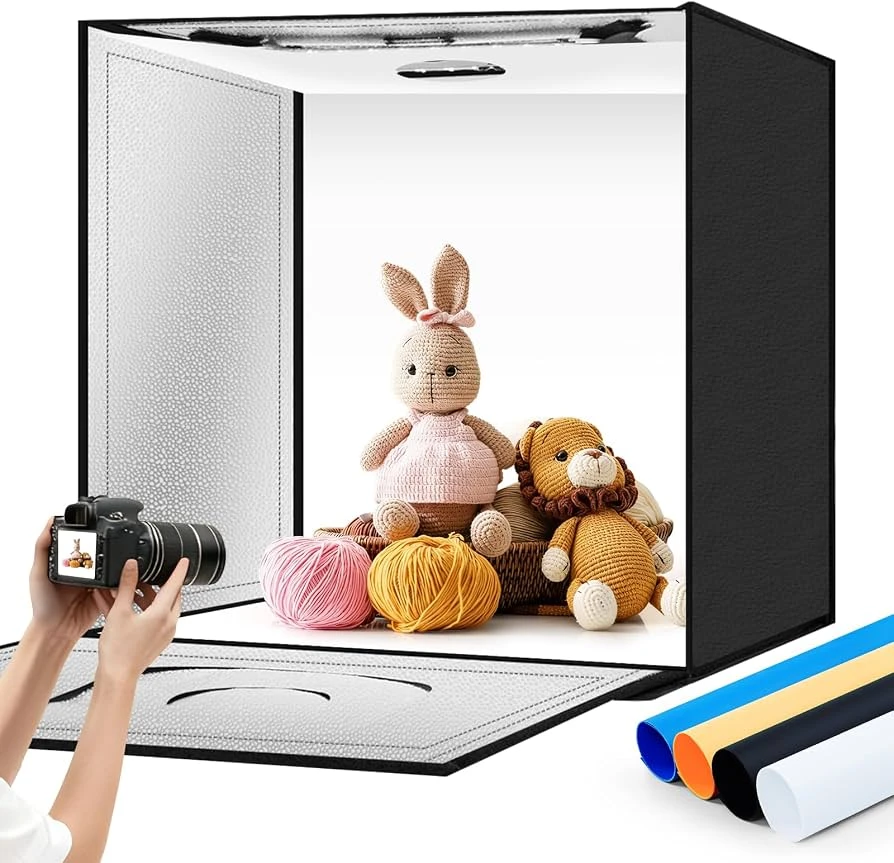 Photo Box 30cm × 30cm for Product Photography | Camera Ark