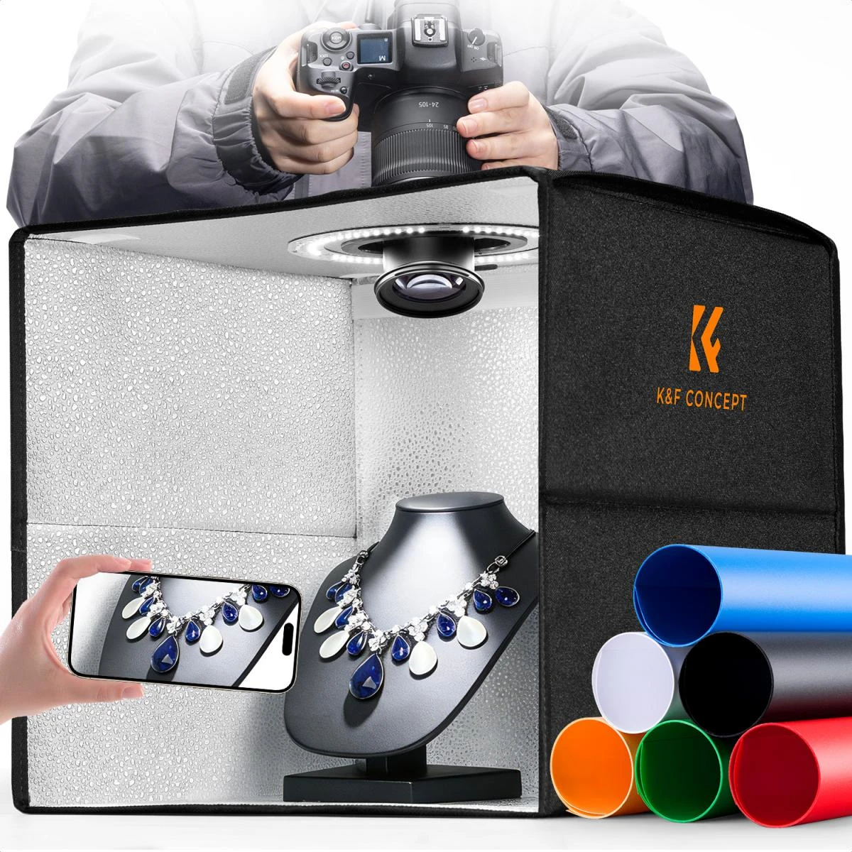 K&F 16x16 Inch Professional Photo Light Box Price in Bangladesh | Camera Ark
