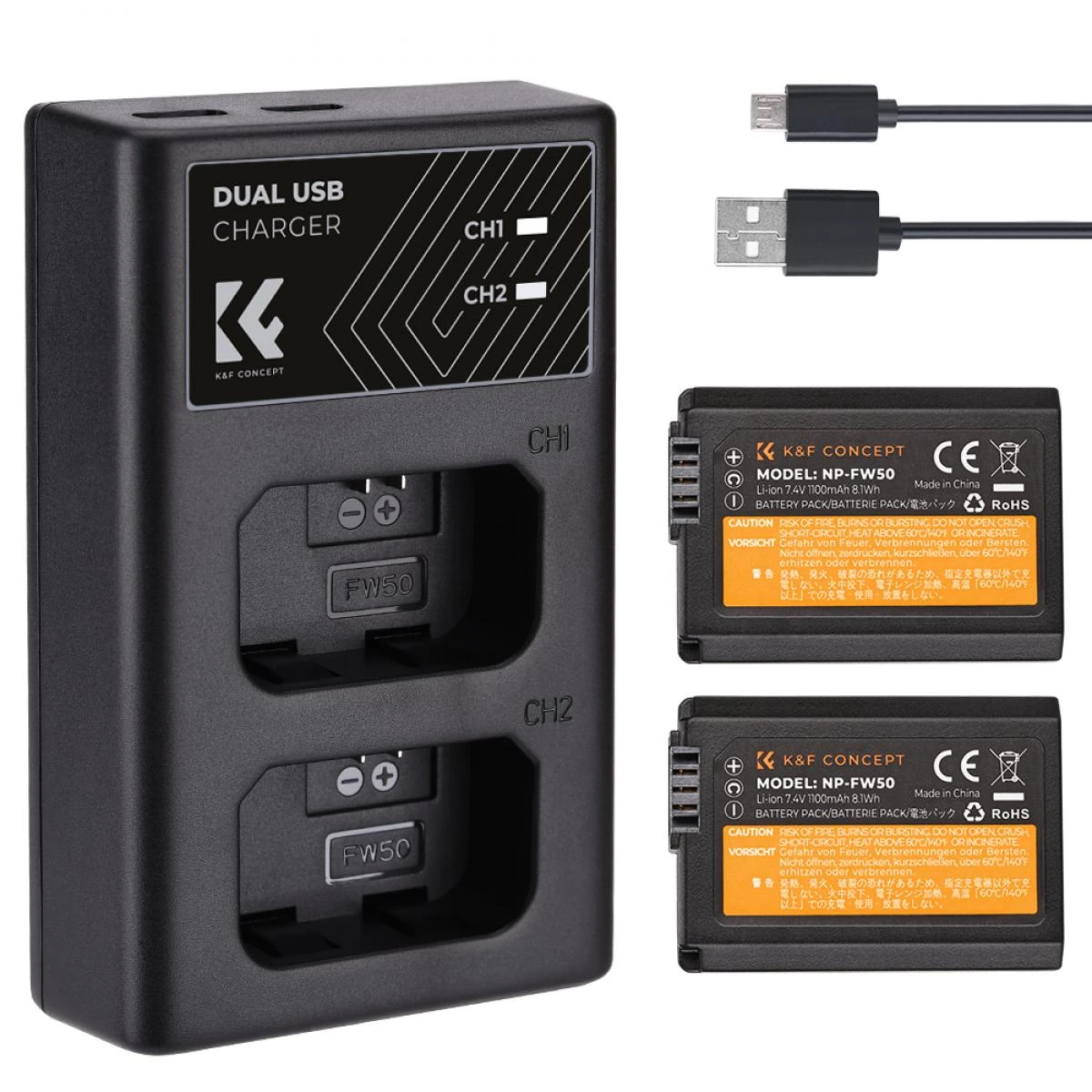 K&F NP-FW50 Battery & Charger Price in Bangladesh | Camera Ark